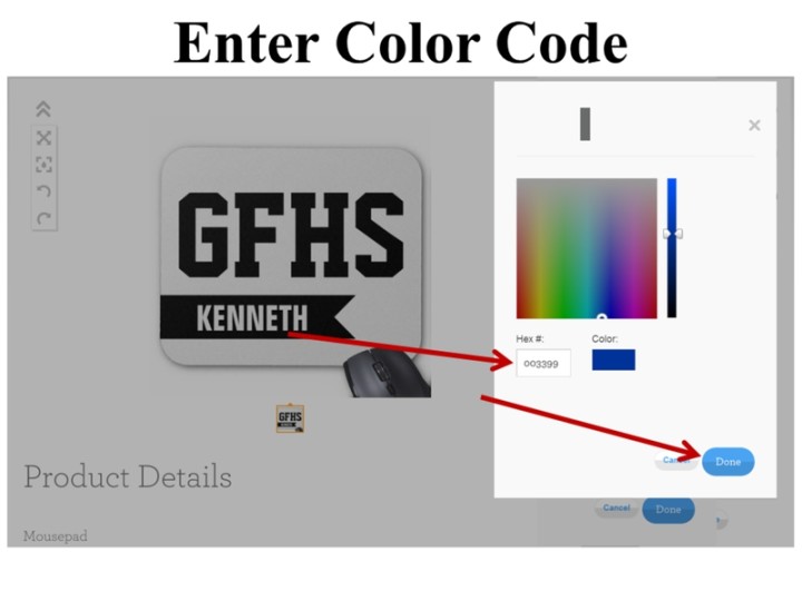 Gift Customization Using Custom Color Codes Gifts by Genius
