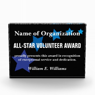 volunteer appreciation service star recognition awards volunteers award end year gifts gift magnets deserve salary smiles pay figure they zazzle